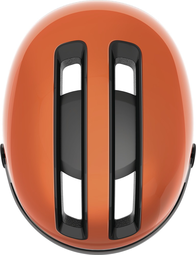 ABUS HUD-Y ACE sykkelhjelm LED Goldfish Orange