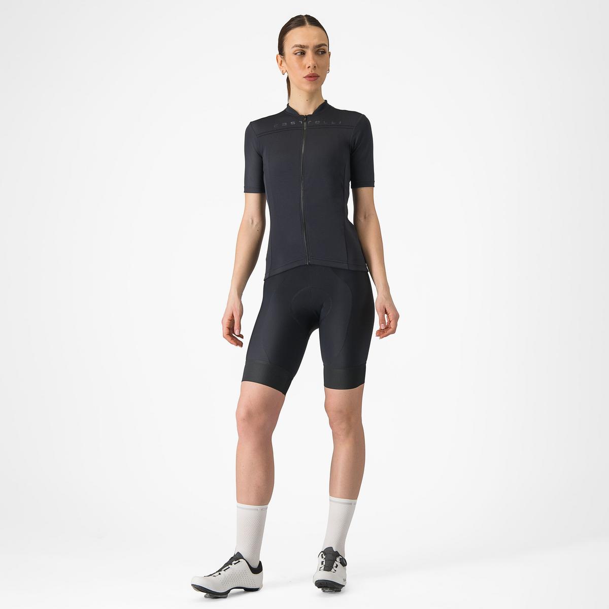 Castelli Anima 4 Jersey til Kvinner i lysesvart