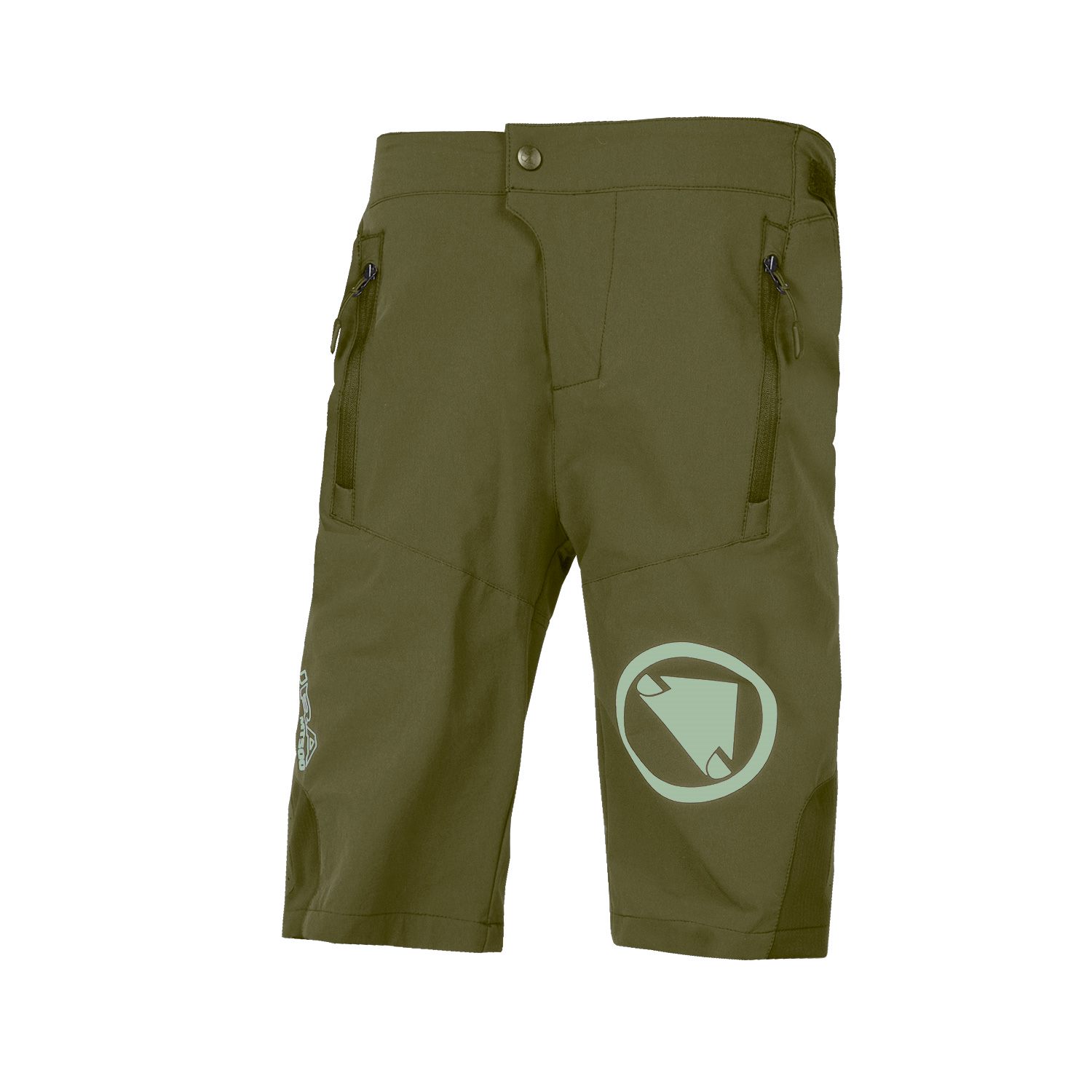 Endura MT500 Burner Junior MTB sykkelshorts olivengrønn