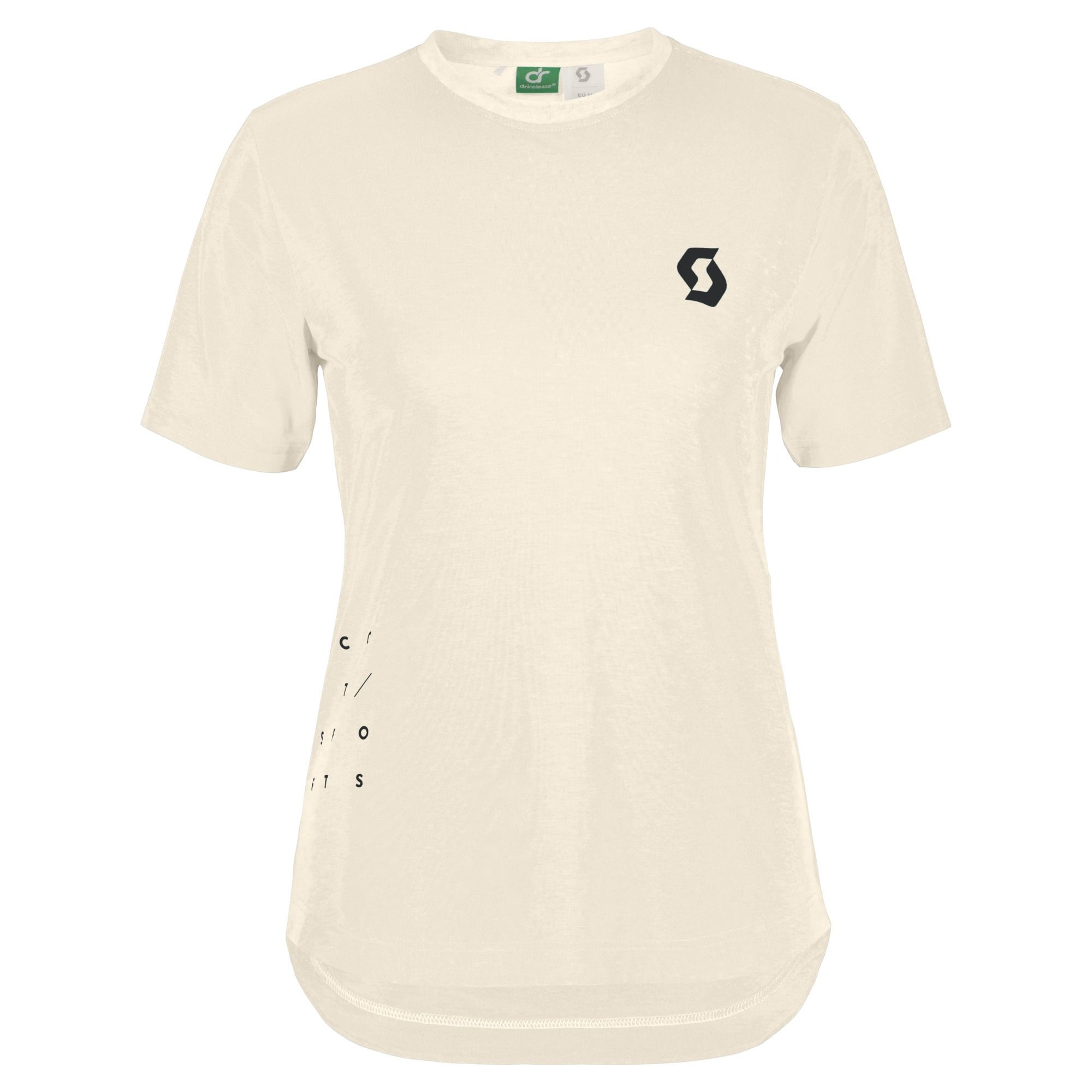 SCOTT Trail Vertic DRI kortermet sykkeltrøye cotton white dame