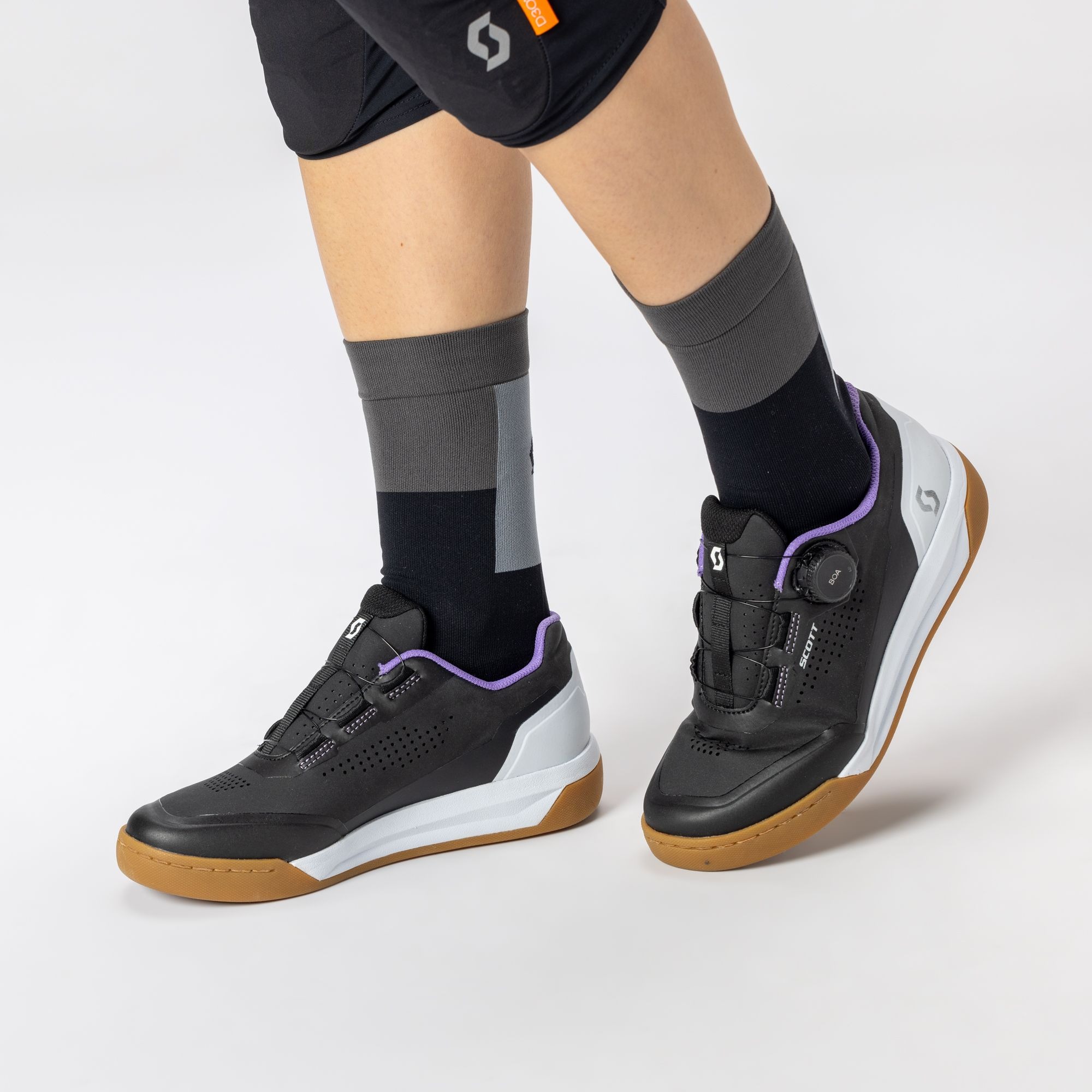 SCOTT Volt Evo Flat sykkelsko sort/hvit dame