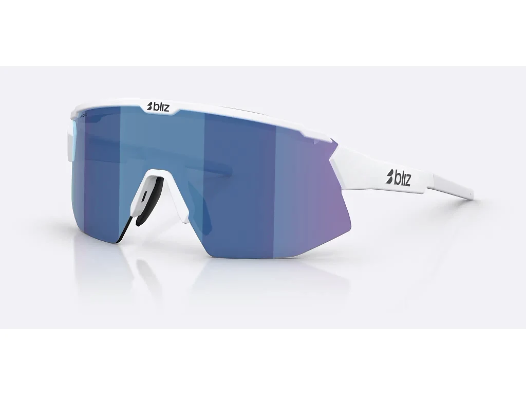 Bliz Breeze sykkelbriller matt hvit/smoke multi