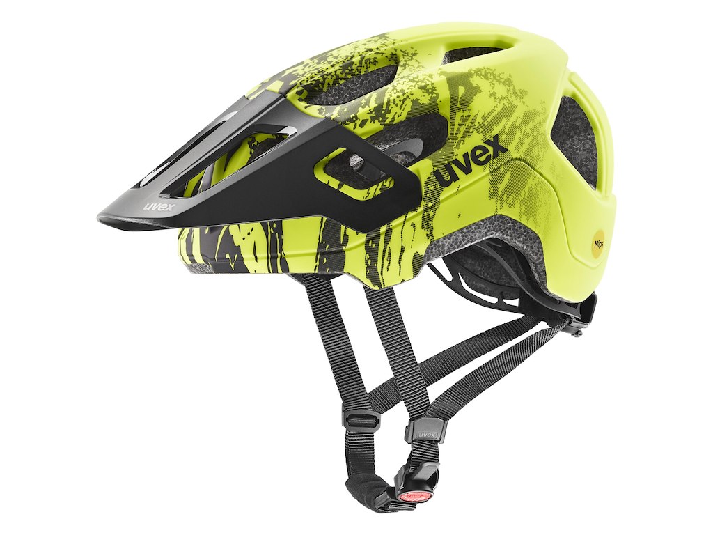 Uvex React junior MIPS sykkelhjelm lime matt