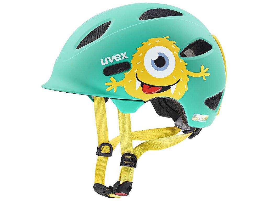 Uvex Oyo Style sykkelhjelm barn monster lagoon matt