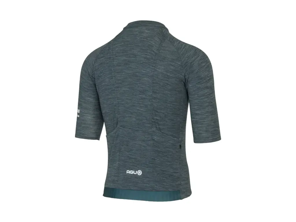 AGU Merino Performance sykkeltrøye korte armer sea green herre
