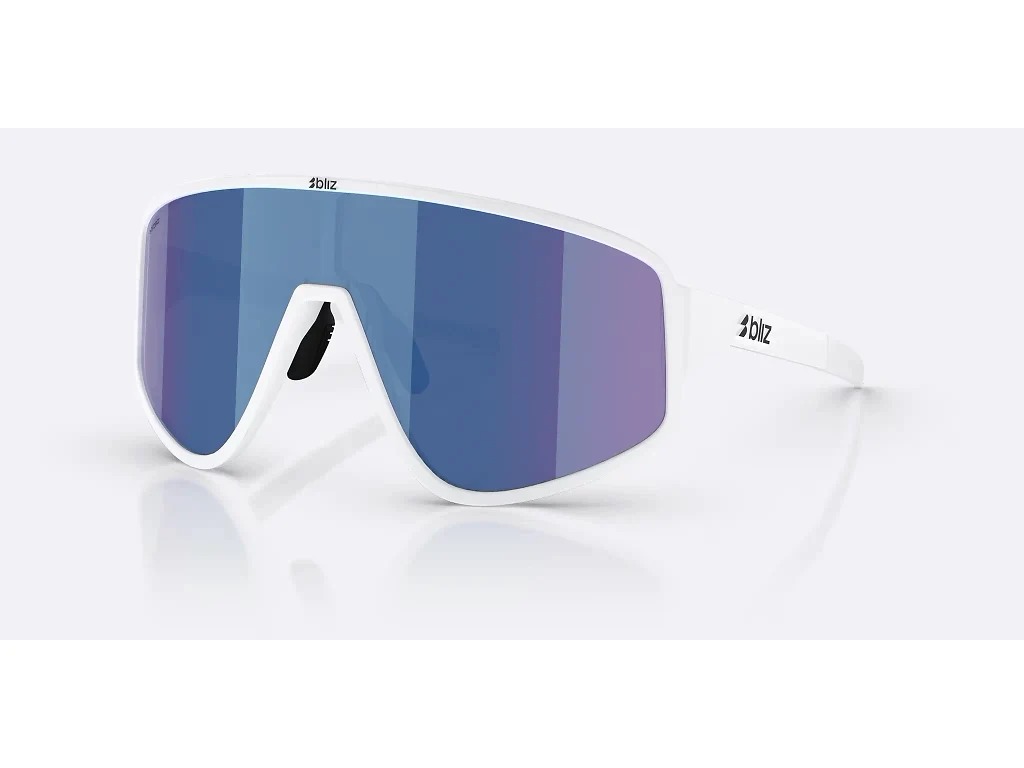 Matte white/blue mirror