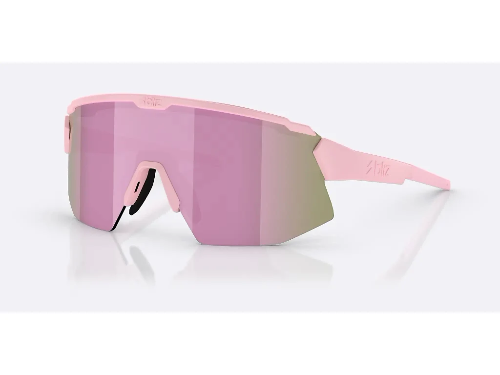 Bliz Breeze small sykkelbriller matt powder pink/brun/rose multi