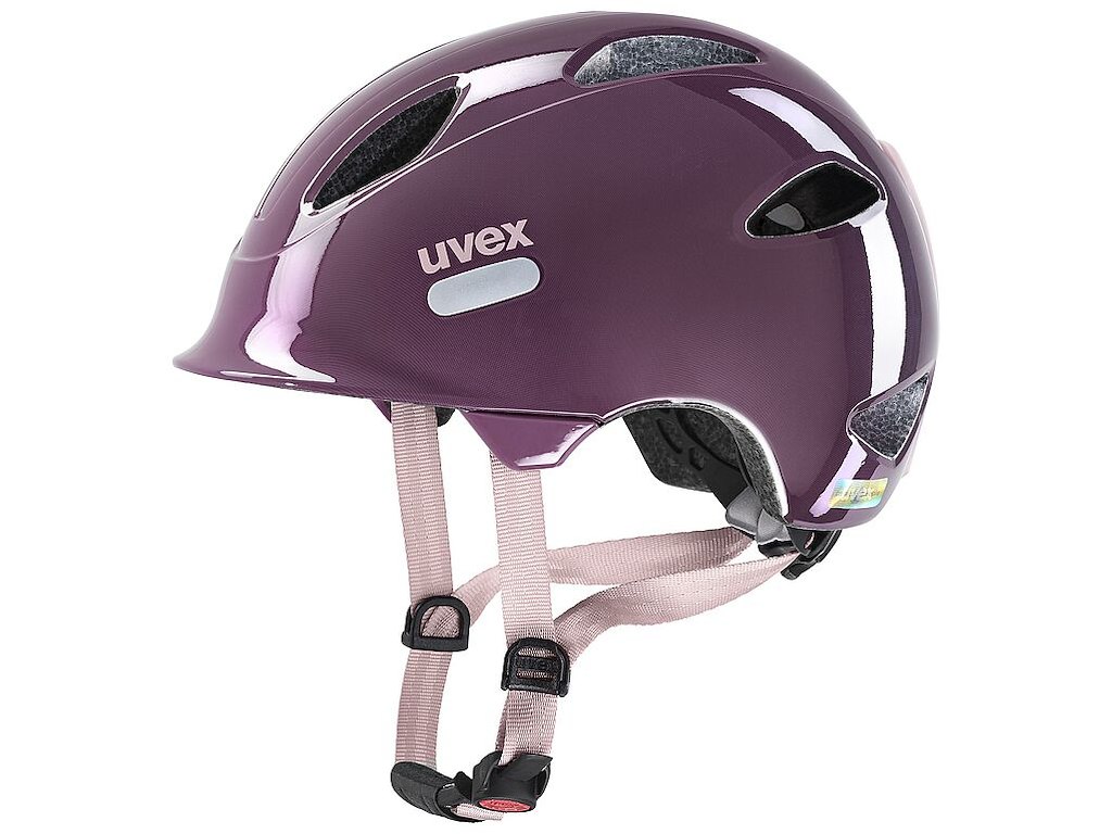 Uvex Oyo sykkelhjelm barn plum dust rose