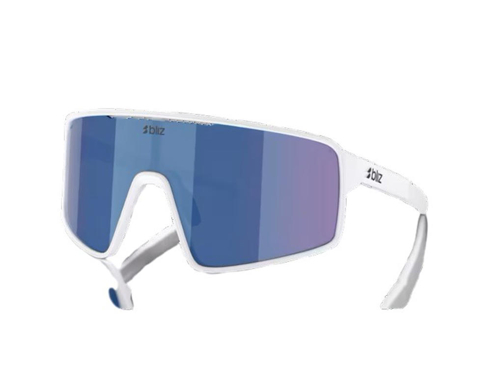 Bliz P001 Large (38) sykkelbriller blue lens matte white