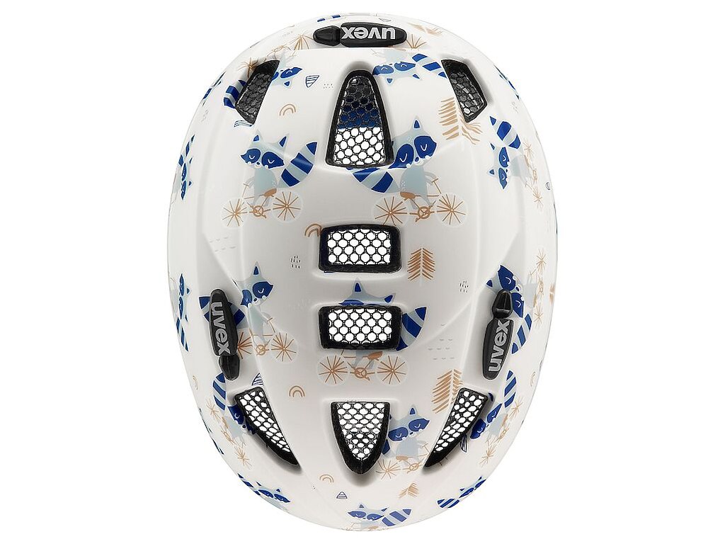uvex Kid 2 cc sykkelhjelm raccoon matt 46-52 cm