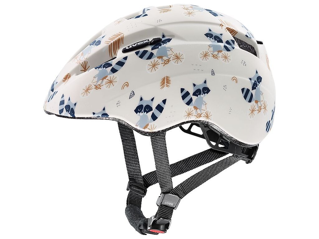 uvex Kid 2 cc sykkelhjelm raccoon matt 46-52 cm