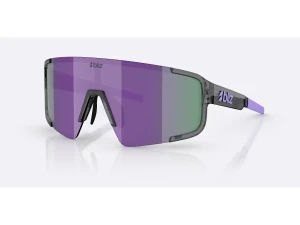 Bliz P003 Large sykkelbriller crystal black/purple multi