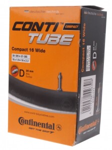 Continental 16" Slange 50/62-305 med 26mm Dunlop Ventil