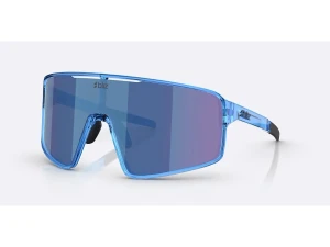 Bliz P001 Large sykkelbriller transparent blue/smoke/blue multi