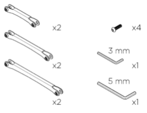 Thule Strut Kit Til Pack n' Pedal Rack