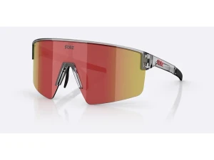 Bliz P004 Large sykkelbriller transparent dark grey/brown/red multi