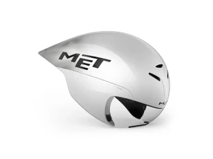 MET Drone Wide Body 2 sykkelhjelm white metallic str. 55-58 cm