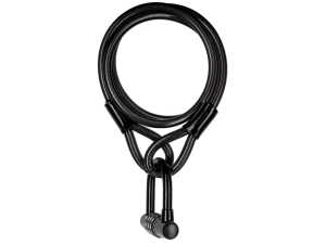 Force DUO U-lås med wire 150 cm kode svart